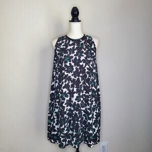 Mango Black Floral Shift Dress 4